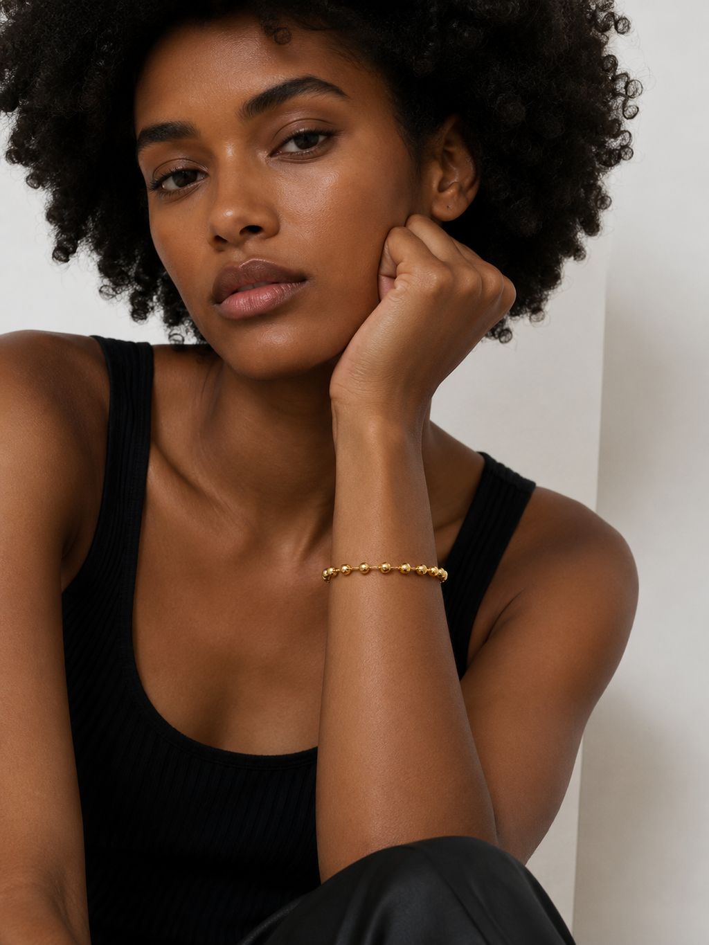 Golden Bead Bracelet