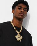 Iced Trap House Gold Chain