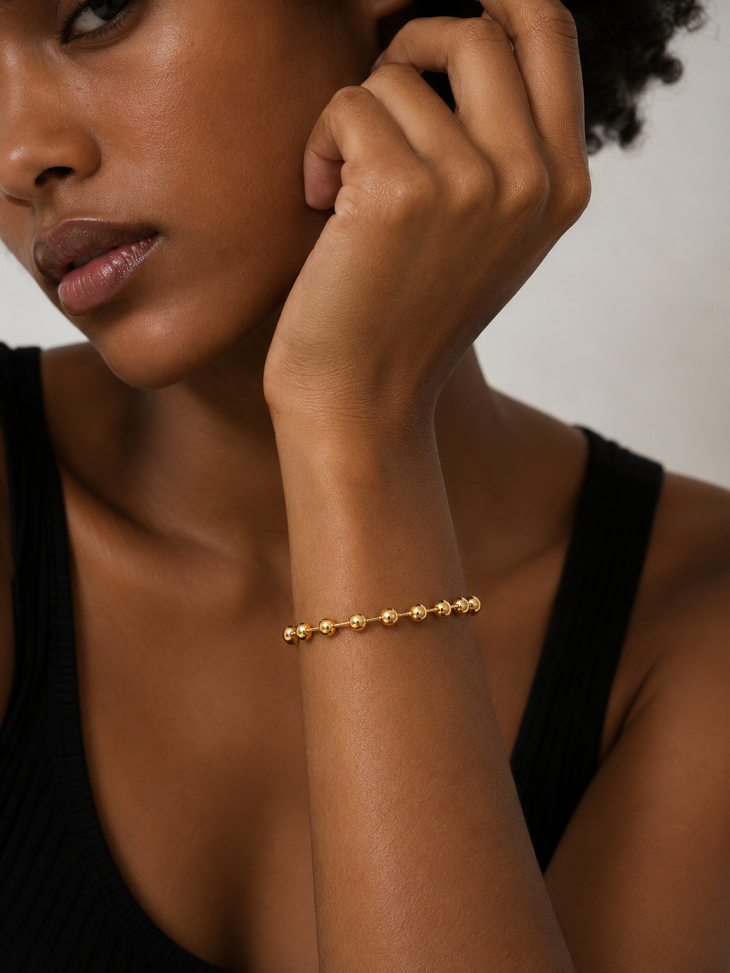 Golden Bead Bracelet